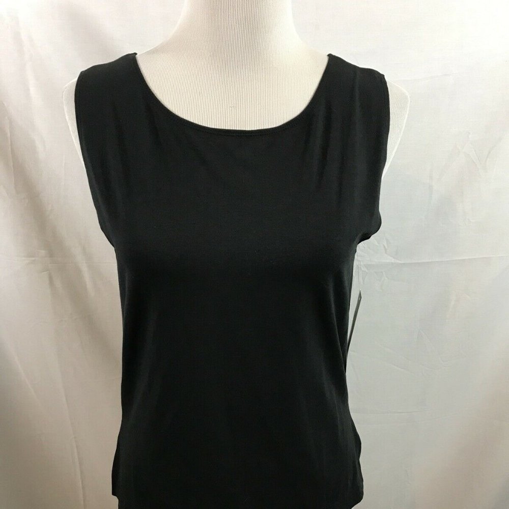 Canvasbacks black tank top - womens medium - NWT